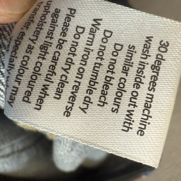 Saint + Sofia Jeans Blue Flare Front Pocket Stretch Denim Pants - Picture 11 of 11